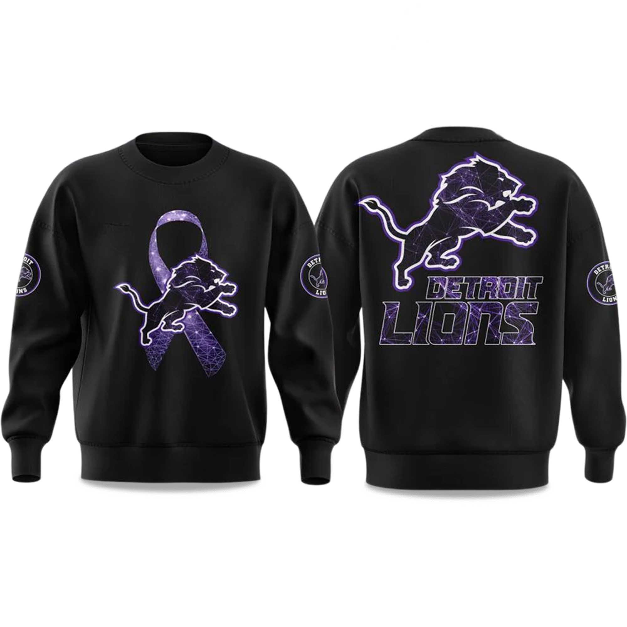 Lions Domestic Violence Awareness Month 2025 Sweatshirt Lions Domestic Violence Awareness Month 2025 Sweatshirt