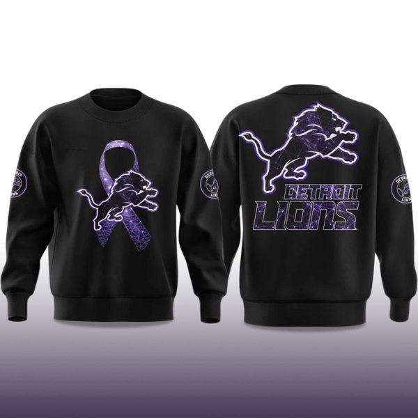 Lions Domestic Violence Awareness Month 2025 Sweatshirt 2