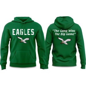 Kelly Green Eagles The Gang Wins The Big Game Hoodie