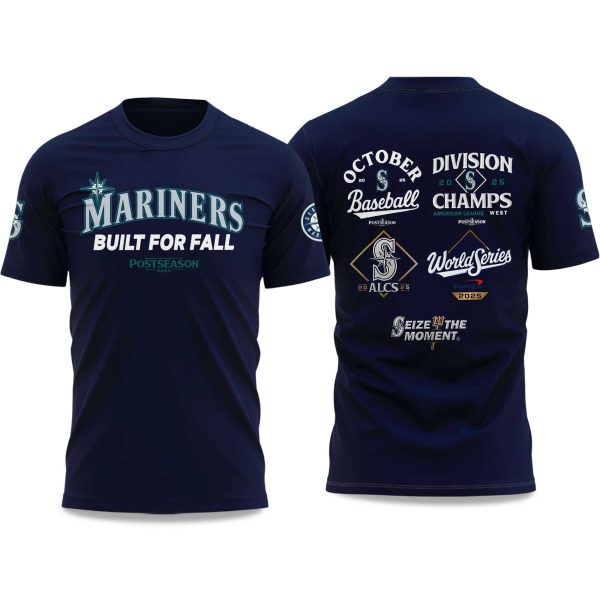 Mariners Built For Fall Postseason 2025 T Shirt (1)