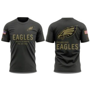 Eagles Salute to Service 2025 T Shirt 1