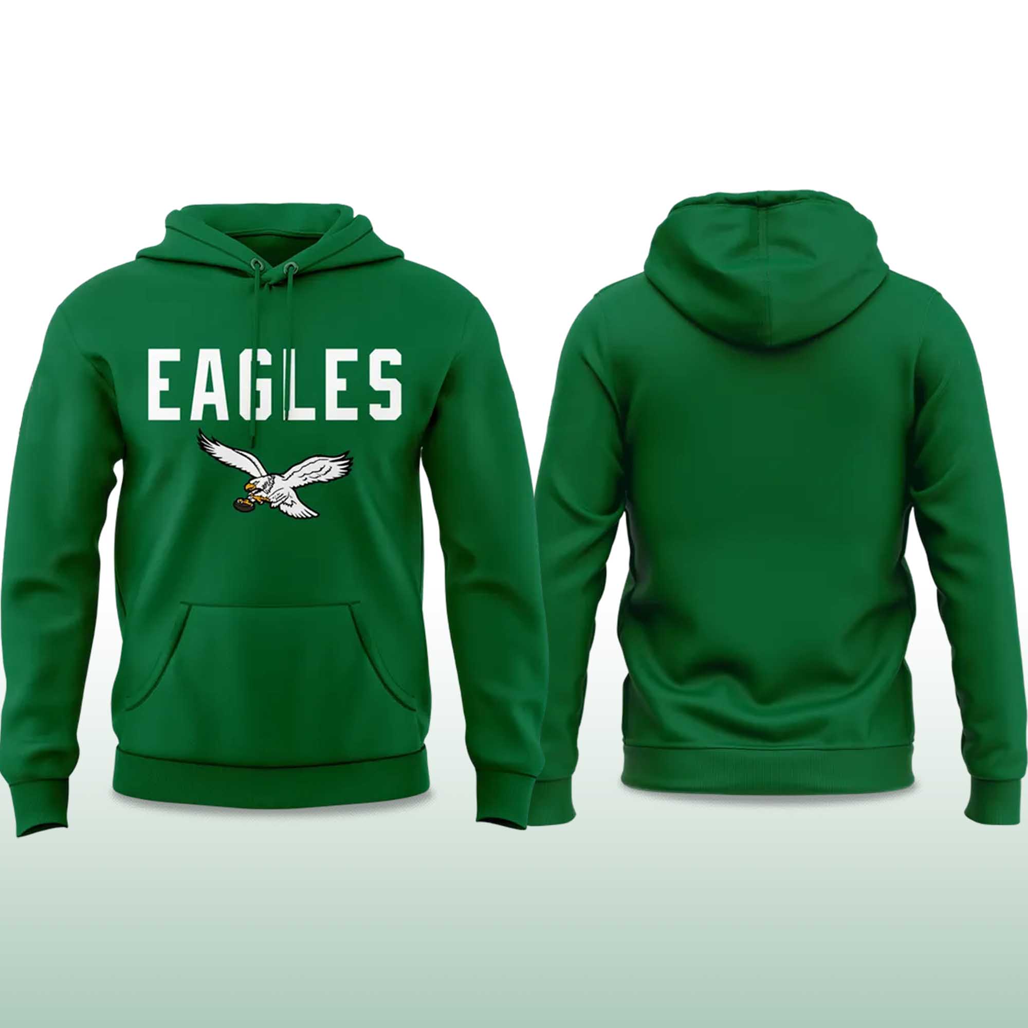 Nick's Kelly Green Eagles Hoodie 2 Nick's Kelly Green Eagles Hoodie