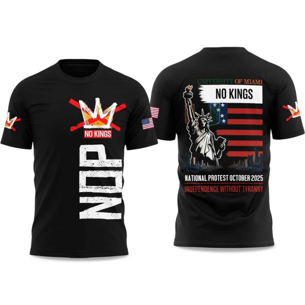 No King University Of Miami Shirt