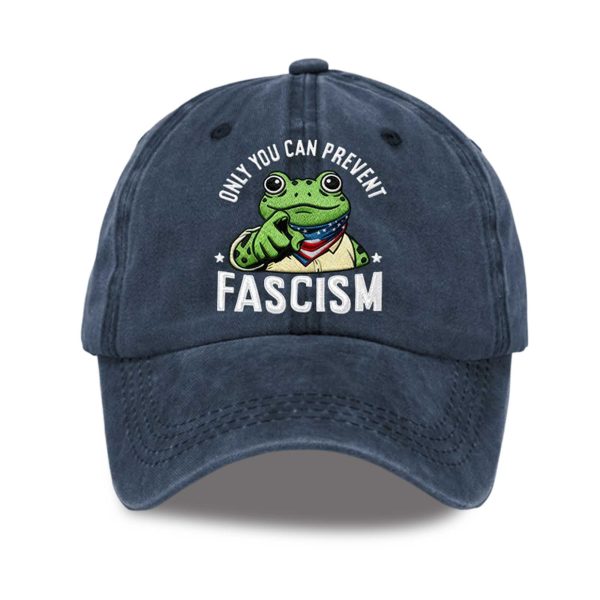 Only You Can Prevent Fascism Portland Frog Resist Hat