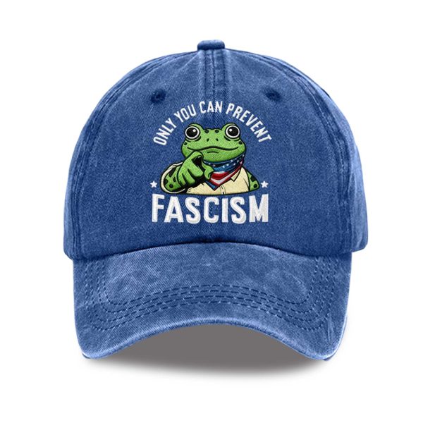 Only You Can Prevent Fascism Portland Frog Resist Hat