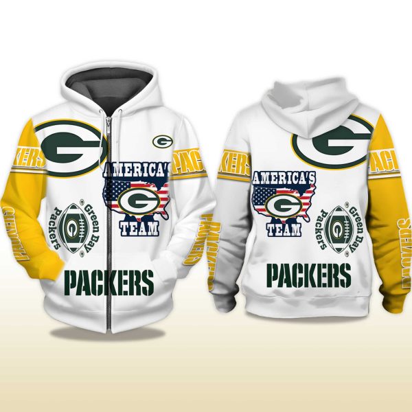 Packers Americas Team Zip Hoodie 2