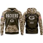 Packers Salute To Service Camo 2025 Hoodie