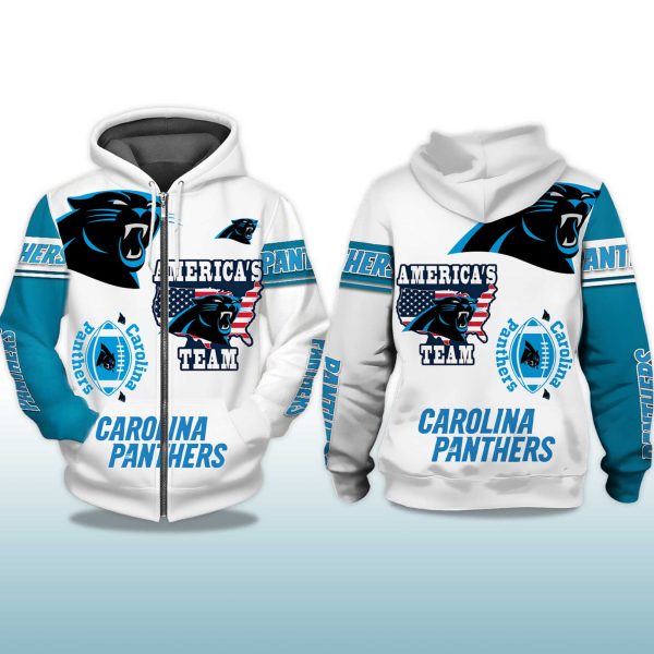 Panthers Americas Team Zip Hoodie 2