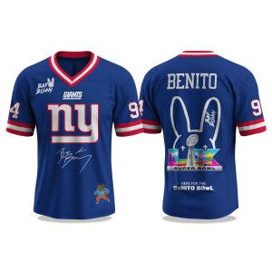 Giants Bad Bunny Bowl LX 2025 2026 Jersey 1
