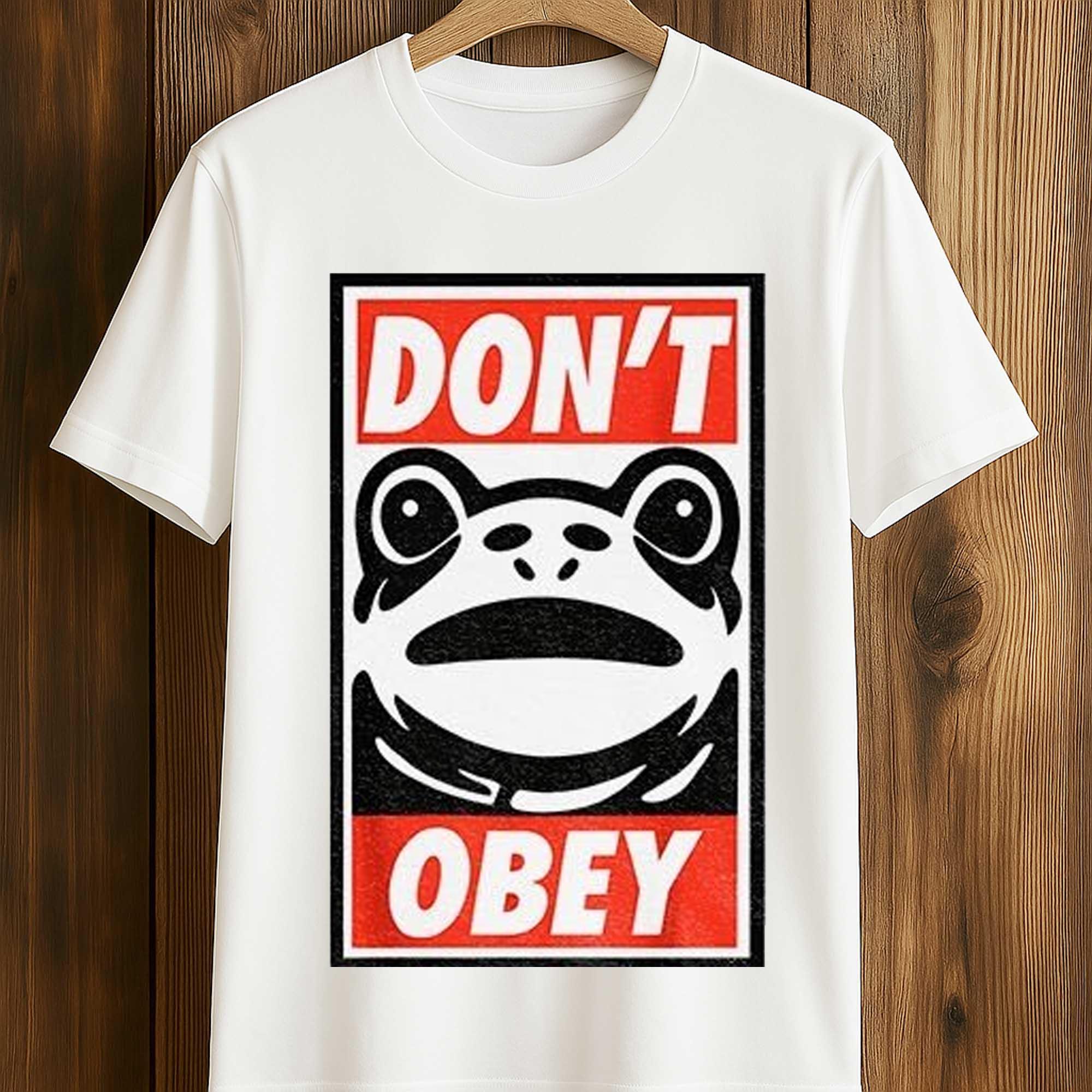 Portland Frog Don’t Obey Shirt Portland Frog Don’t Obey Shirt