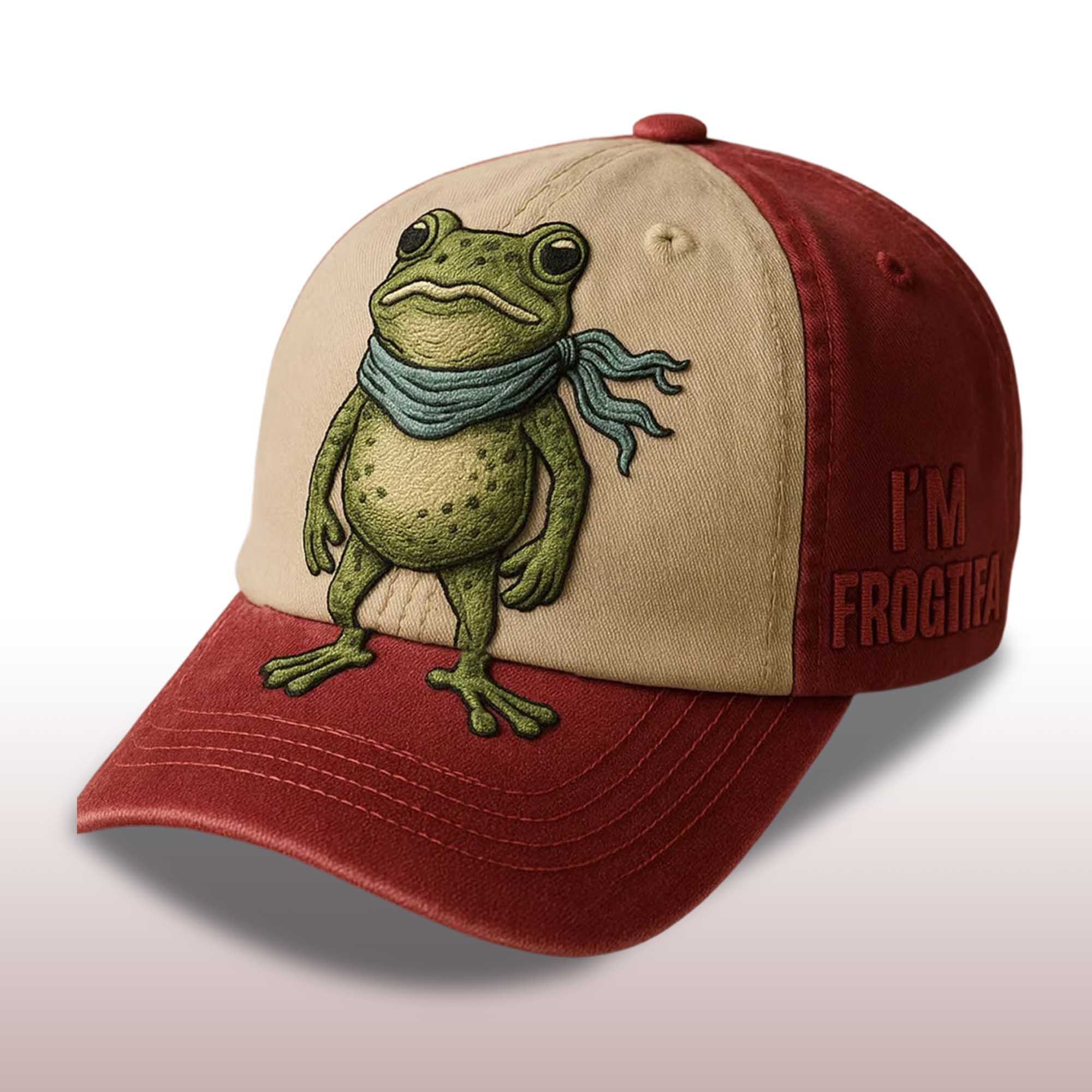 Portland Frog I'm Frogtifa Baseball Cap 2 Portland Frog I'm Frogtifa Baseball Cap