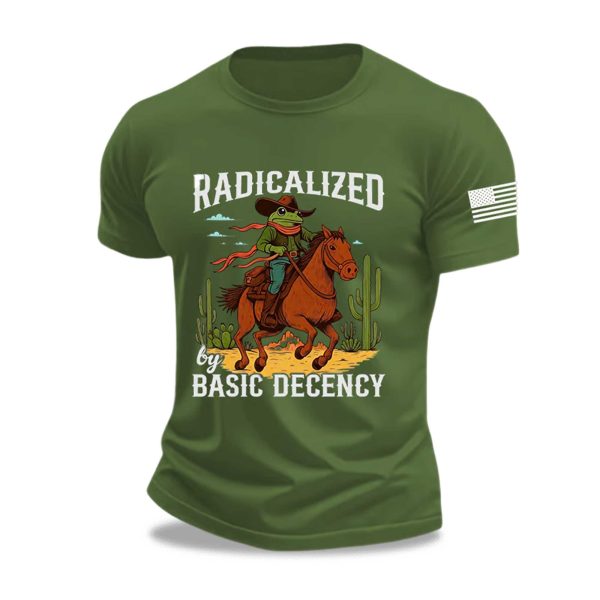 Portland Frog Radicalized By Basic Decency Shirt