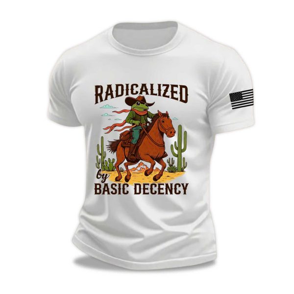 Portland Frog Radicalized By Basic Decency Shirt