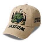 Portland Frogs Only You Can Prevent Fascism Baseball Cap