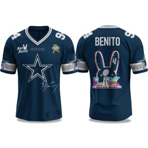 Cowboys Bad Bunny Bowl LX 2025 2026 Jersey 1
