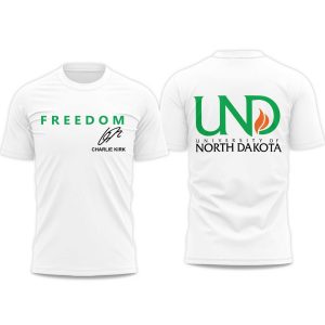 University of North Dakota Freedom Charlie Kirk 2025 Shirt (1)