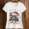Raccoon First Of All I'm A Delight Christmas Shirt