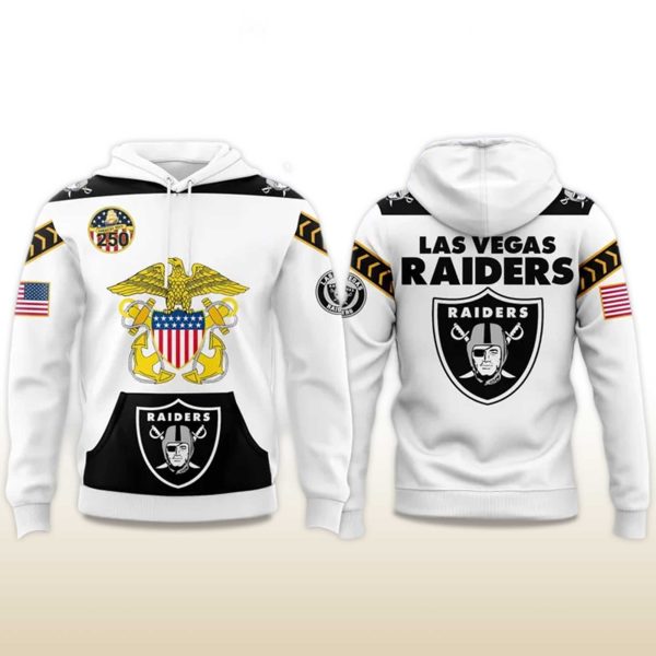 Raiders Happy 250th Birthday Celebration Night 2025 Hoodie 2