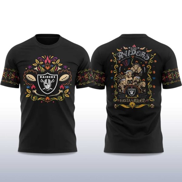 Raiders Hasta La Muerte 2025 T Shirt