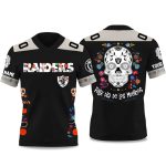 Raiders x Dia De Los Muertos 2025 V-neck Short Sleeve Jersey