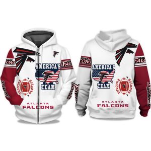 Atlanta Falcons Americas Team Zip Hoodie 1
