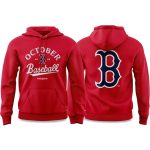 Redsox October Baseball Postseason 2025 Hoodie