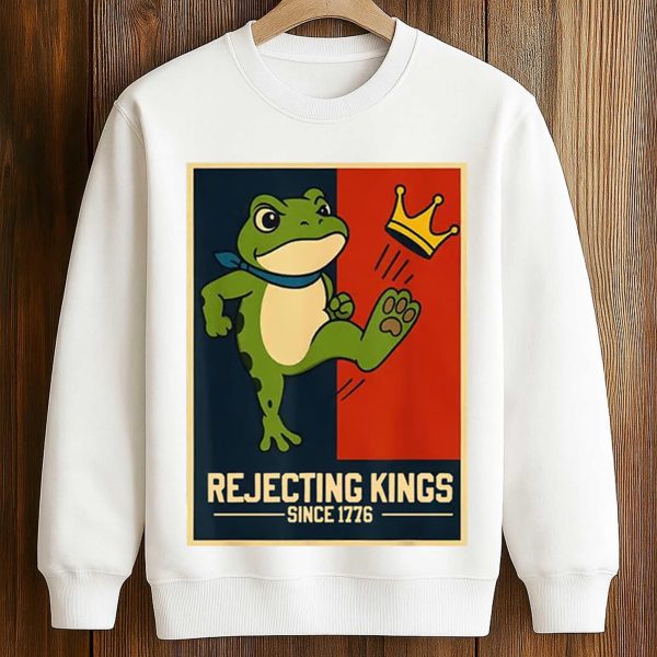 Rejecting Kings Since 1776 Portland Frog Shirt