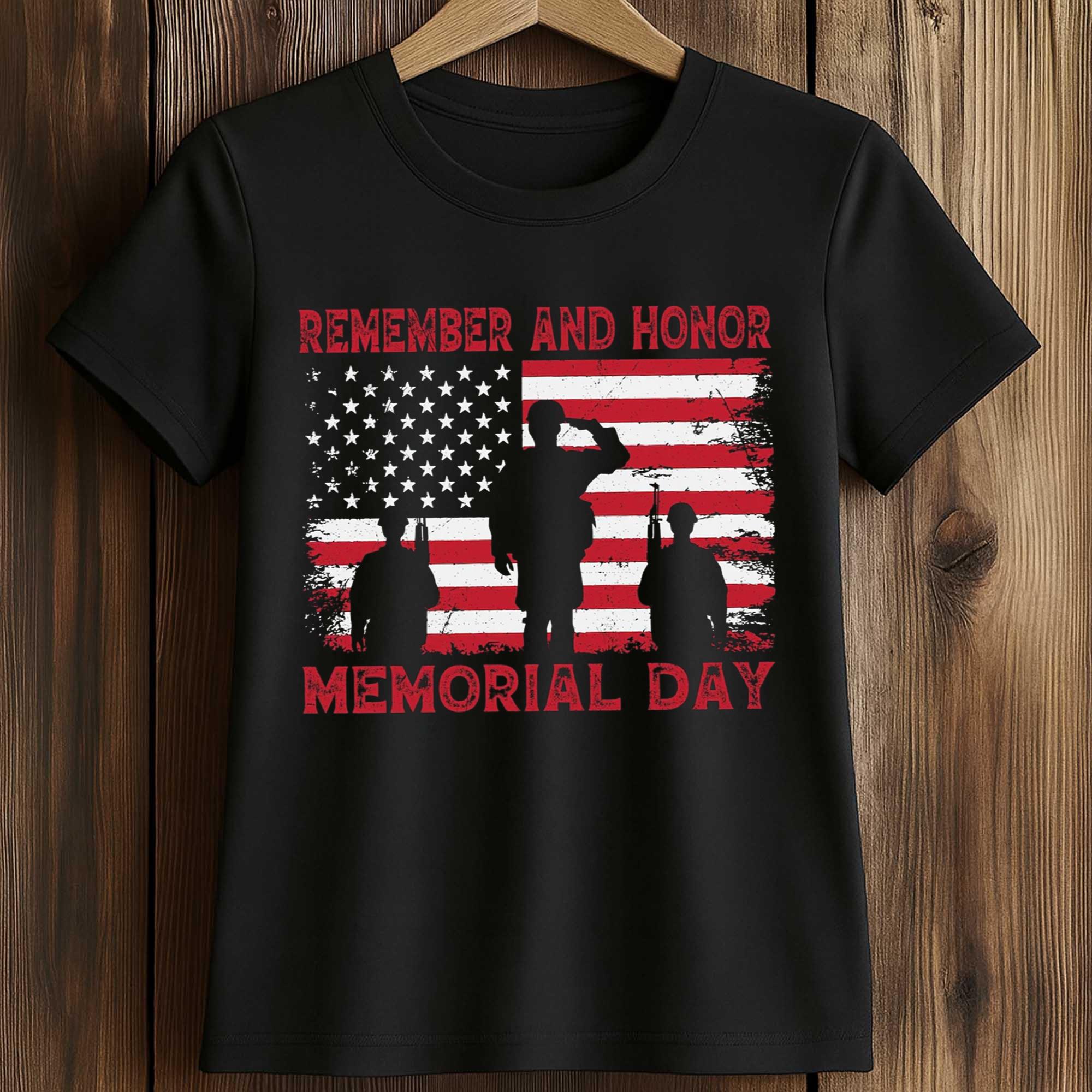 Remember and Honor Memorial Day American Shirt 2 Remember and Honor Memorial Day American Shirt