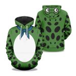 Resist Portland Frog Print Hoodie