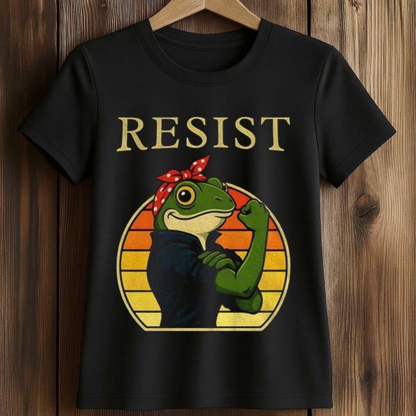 Resist Portland Frog Rosie Shirt