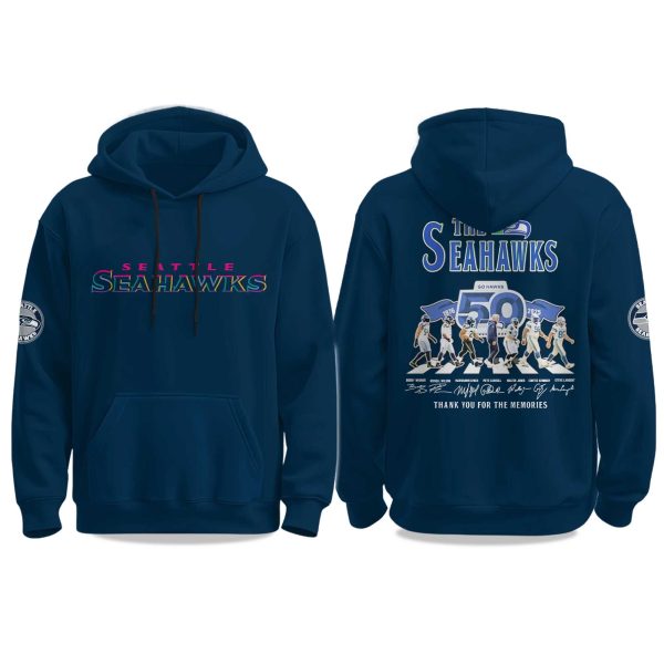 Seahawks Thank You For The Memories 2025 Hoodie 1