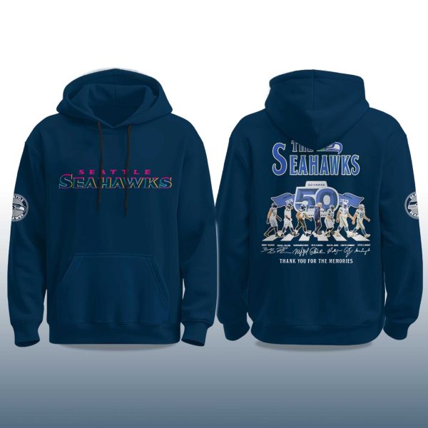 Seahawks Thank You For The Memories 2025 Hoodie 2