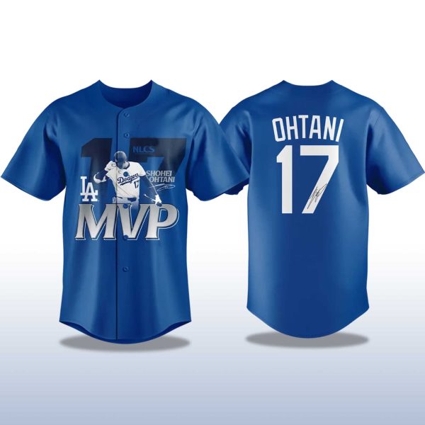 Shohei Ohtani Dodgers National League Championship Series 2025 MVP Jersey 2