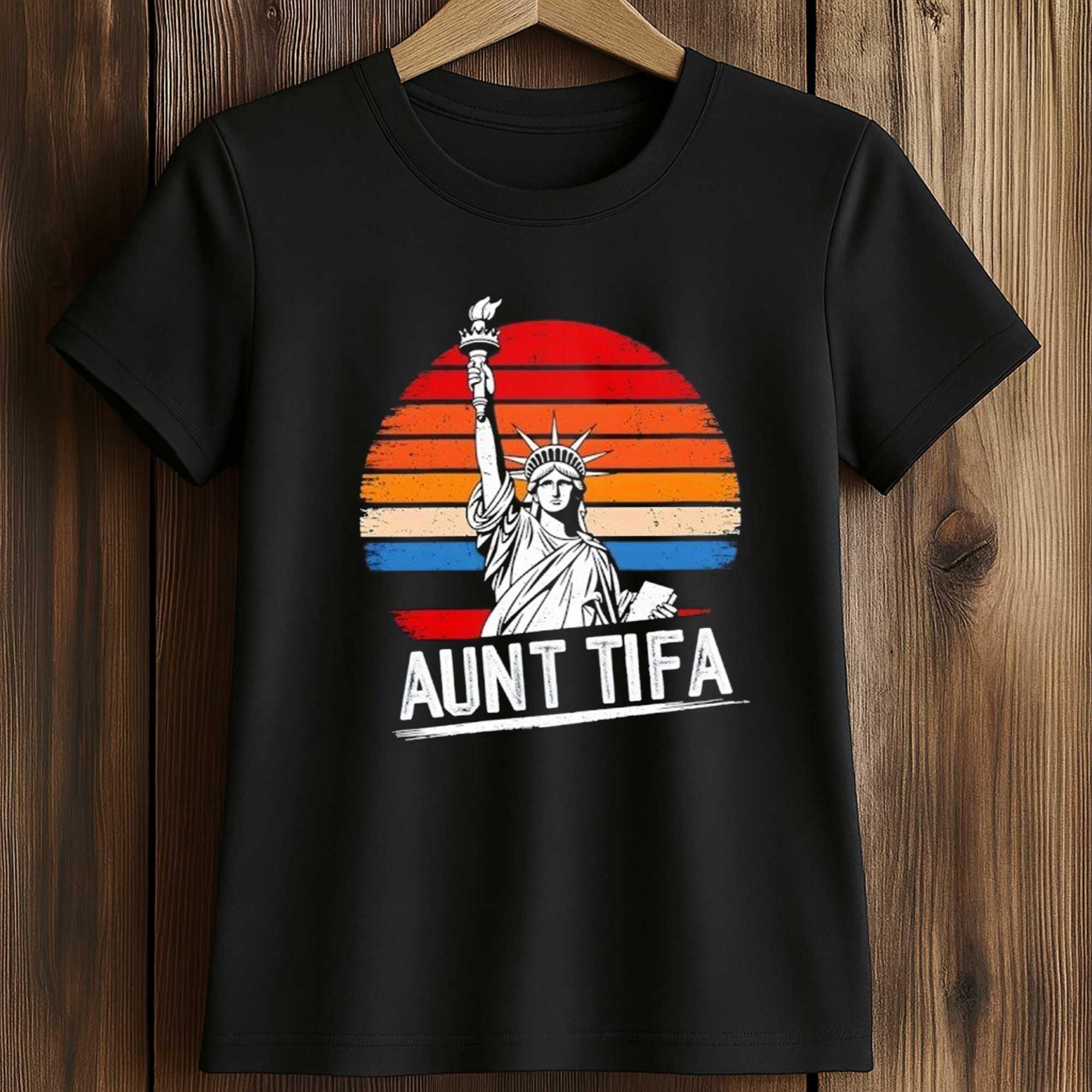 Statue of Liberty Aunt Tifa Protest Shirt 2 Statue of Liberty Aunt Tifa Protest Shirt 2