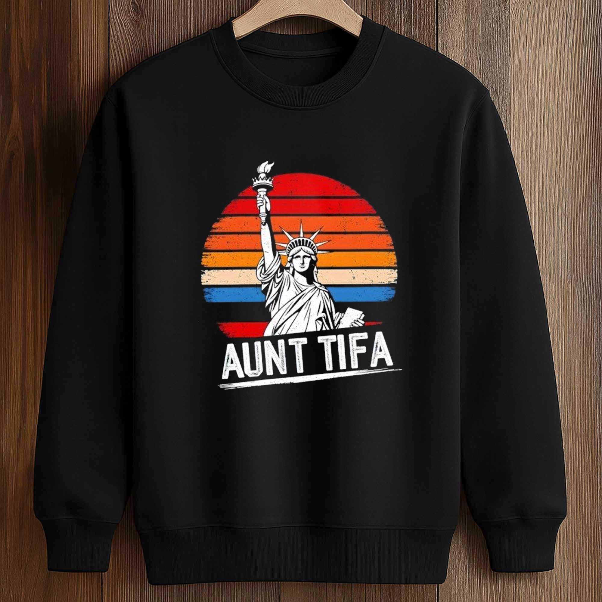 Statue of Liberty Aunt Tifa Protest Shirt 3 Statue of Liberty Aunt Tifa Protest Shirt 3