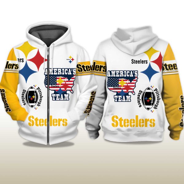 Steelers Americas Team Zip Hoodie 2