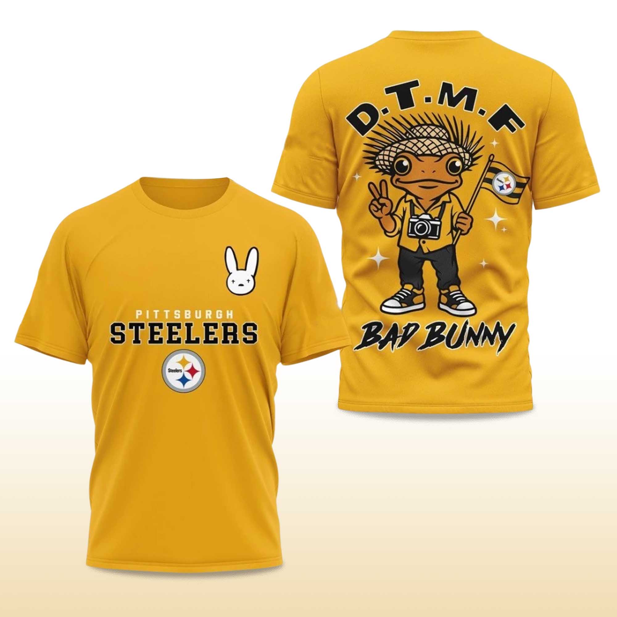 Steelers Bad Bunny 2026 Super Bowl LX Shirt 2 Steelers Bad Bunny 2026 Super Bowl LX Shirt 2