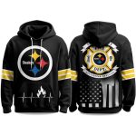 Steelers Firefighter Appreciation Night 2025 Hoodie