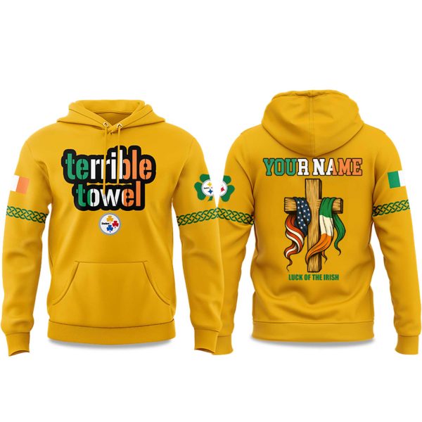 Steelers Ireland Luck of The Irish 2025 Hoodie 1