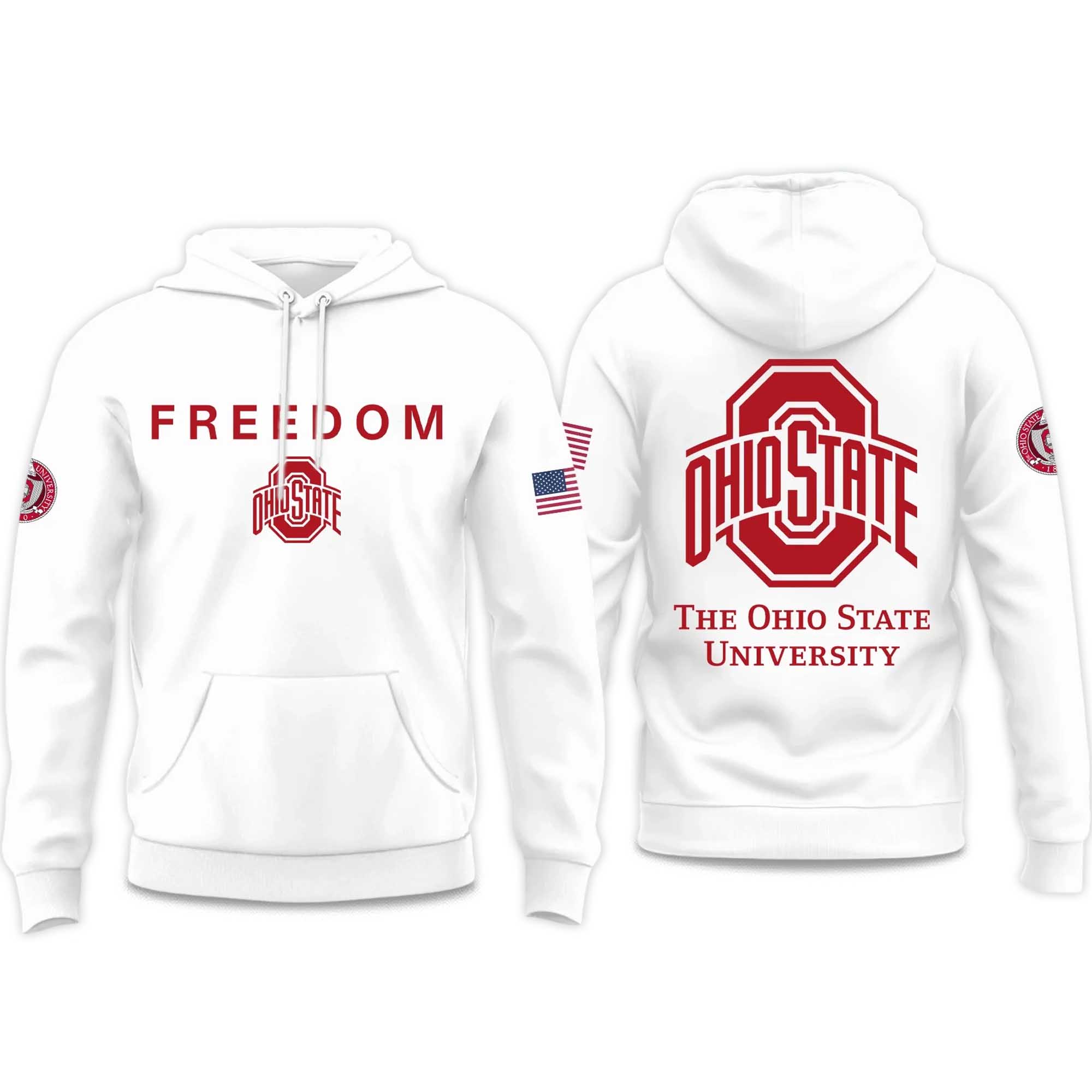 The Ohio State University Freedom 2025 Hoodie The Ohio State University Freedom 2025 Hoodie