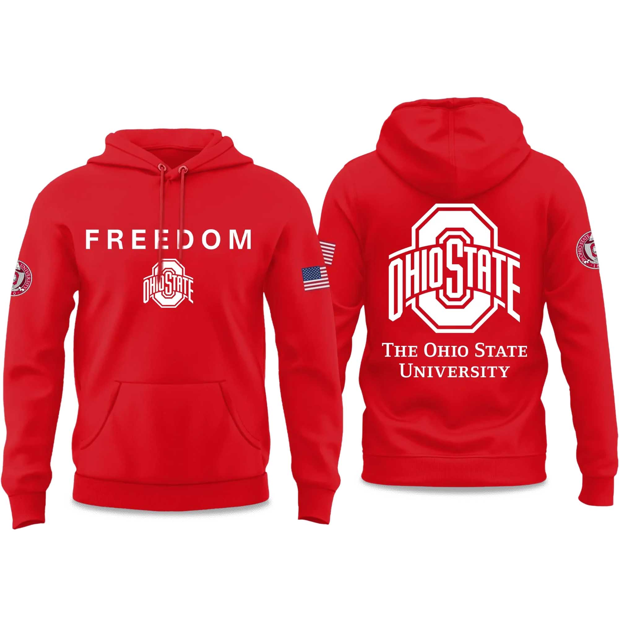 The Ohio State University Freedom 2025 Hoodie 3 The Ohio State University Freedom 2025 Hoodie