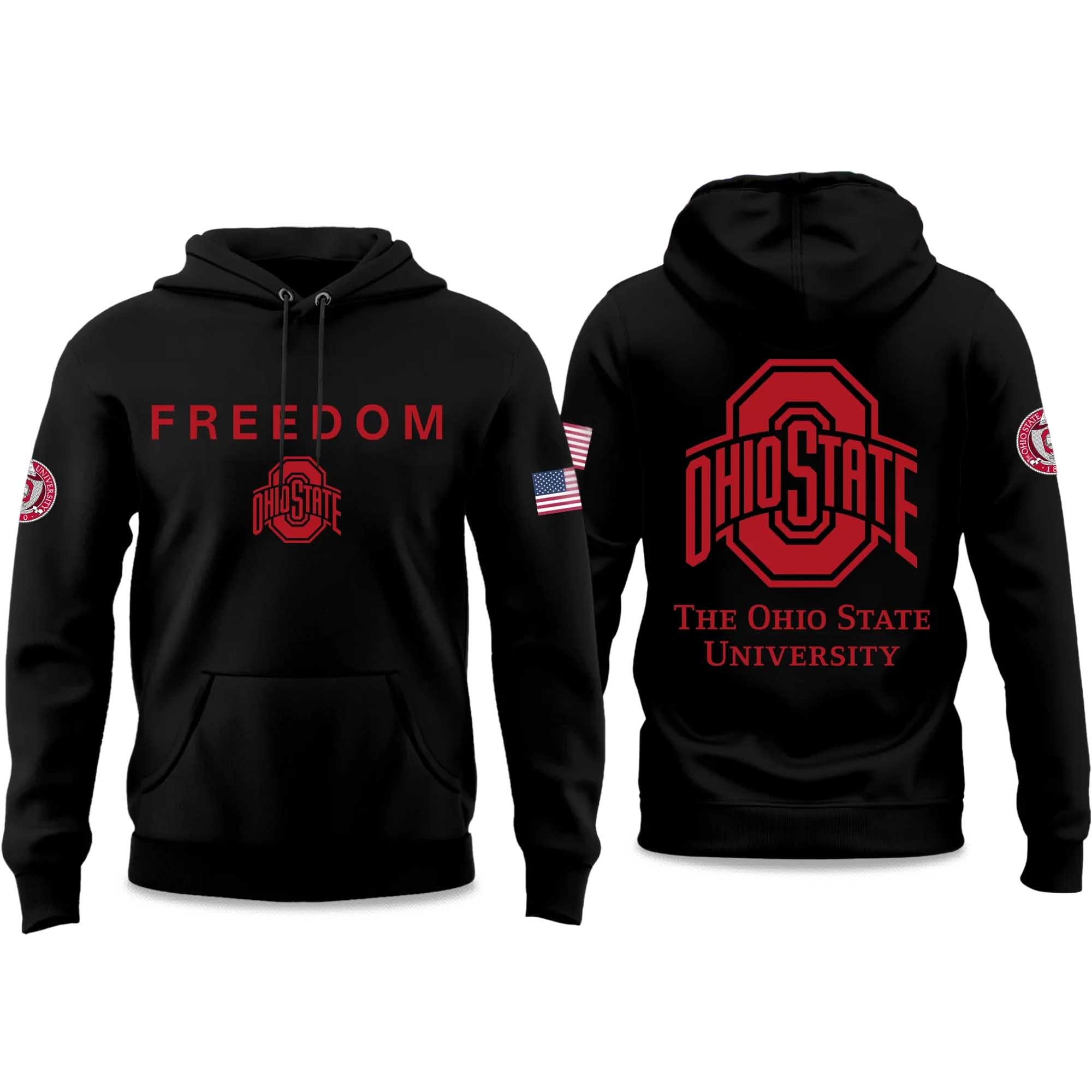 The Ohio State University Freedom 2025 Hoodie 2 The Ohio State University Freedom 2025 Hoodie