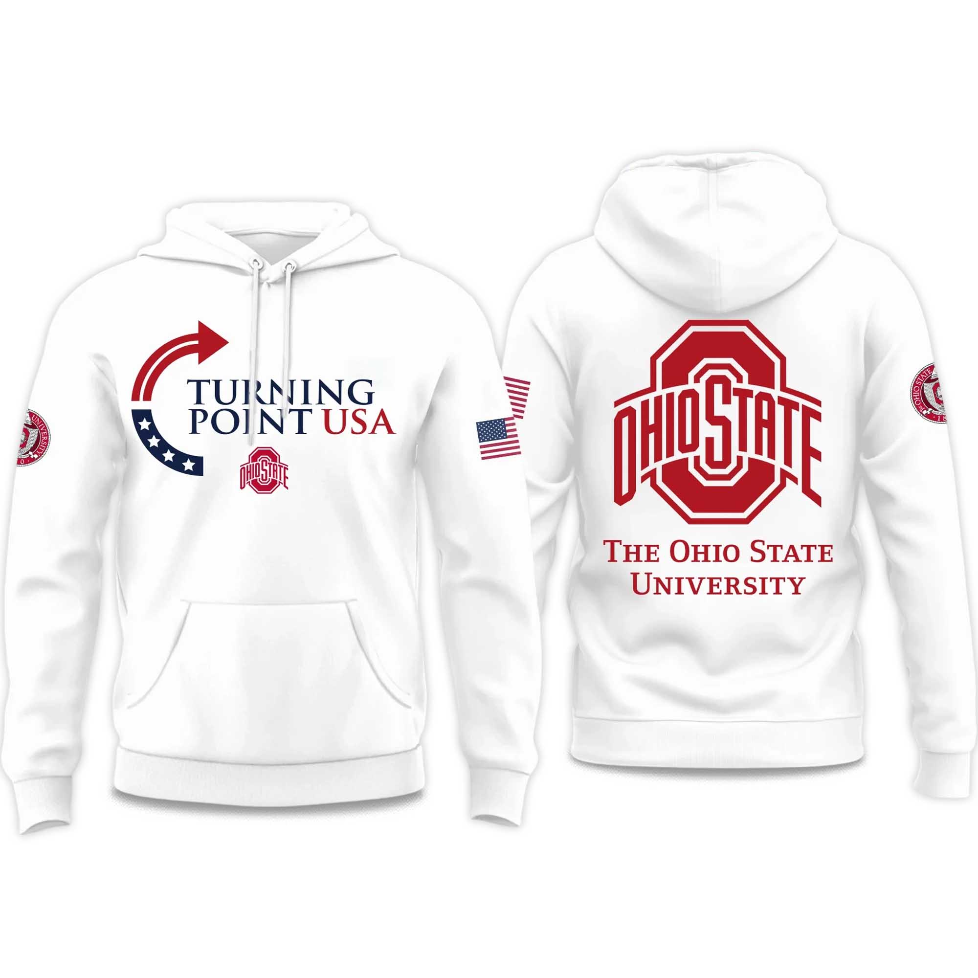 The Ohio State University Turning Point USA 2025 Hoodie The Ohio State University Turning Point USA 2025 Hoodie