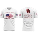 The University Of Oklahoma A True Patriot Charlie Kirk 2025 T-Shirt