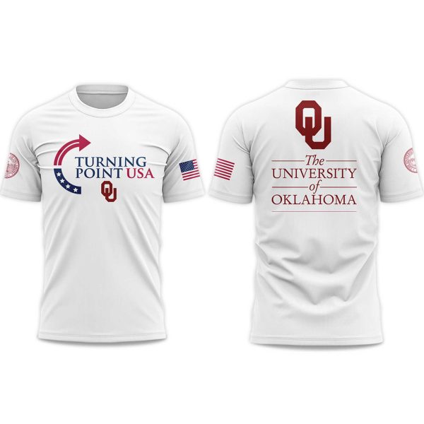 The University Of Oklahoma Turning Point USA 2025 T Shirt 1