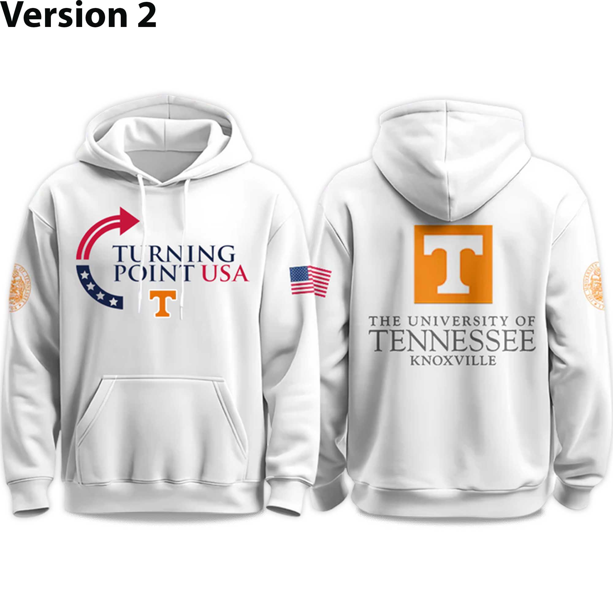 The University Of Tennessee Knoxville Turning Point USA 2025 Hoodie 2 The University Of Tennessee Knoxville Turning Point USA 2025 Hoodie (2)