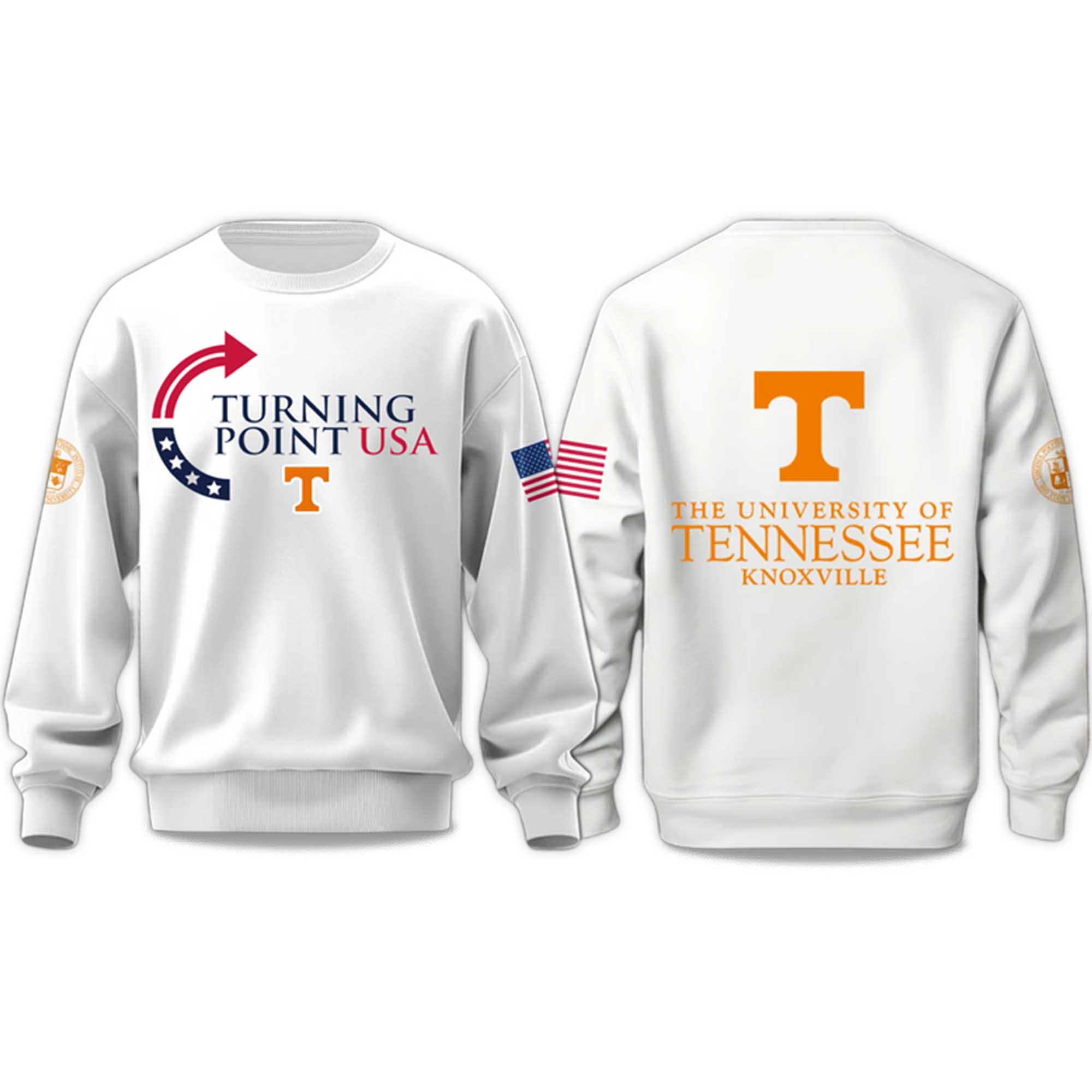 The University Of Tennessee Knoxville Turning Point USA 2025 Sweatshirt 1 The University Of Tennessee Knoxville Turning Point USA 2025 Sweatshirt 1