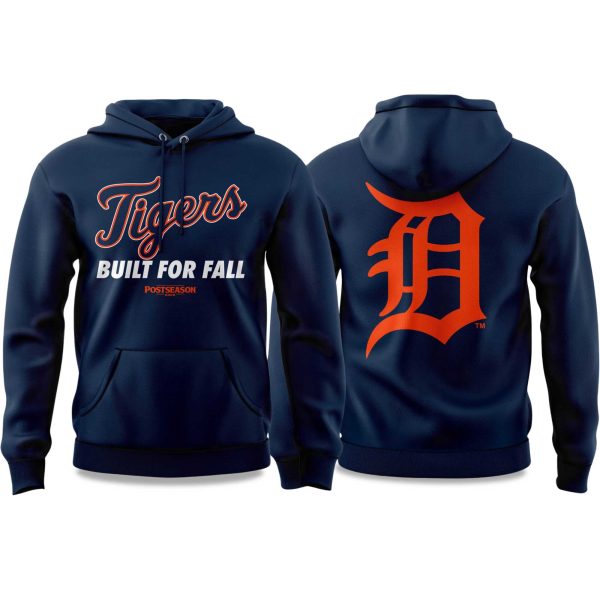 Tigers Built For Fall Postseason 2025 Hoodie 1