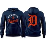 Tigers October Baseball Postseason 2025 Hoodie