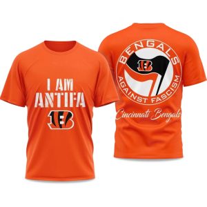 I Am Antifa Bengals Against Fascism Shirt 1